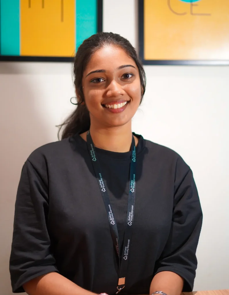 Study abroad consultant Sidha Soman